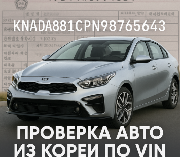 Проверка автомобиля из Кореи по VIN — полное руководство